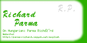 richard parma business card